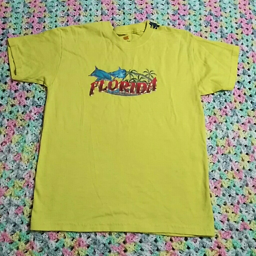 Yellow Hanes Florida T shirt